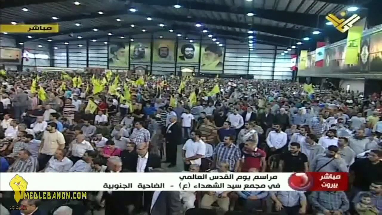 Sayyed Hassan Nasrallah Arrives Live in Person for Electrifying Speech on Quds Day