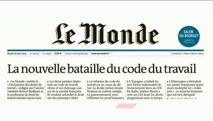 L'édito éco : "Un code du travail obèse"