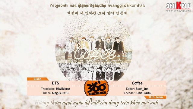 [Vietsub+Kara][Audio] Coffee - BTS [BTS Team]