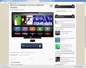 How to watching tv on your computer monitor