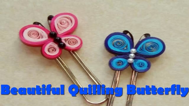 Art & Craft How to make Beautiful Butterfly using Paper Quilling Quilling art