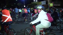 Tiene Toluca paseos ciclistas nocturnos