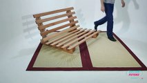 Sofa cama futon modelo Indiano casal   Kotton Futons