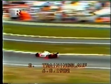 F1 German GP 1982 Niki Lauda Crash