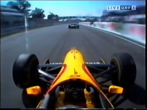 F1 Argentine GP 1997 Ralf Schumacher passes Damon Hill