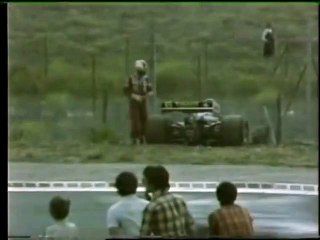 F1 Spanish GP 1977 Angry Clay Regazzoni Retirement