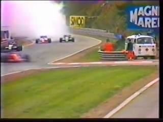 F1 GP Belgium 1987 Gerhard Berger Engine Blow Up