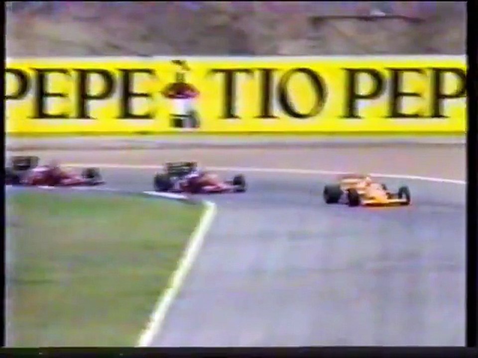 F1 GP Spain 1987 Alain Prost Double Overtake
