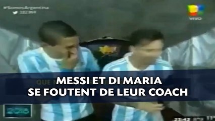 Messi et Di Maria se foutent de leur coach avec l'Argentine