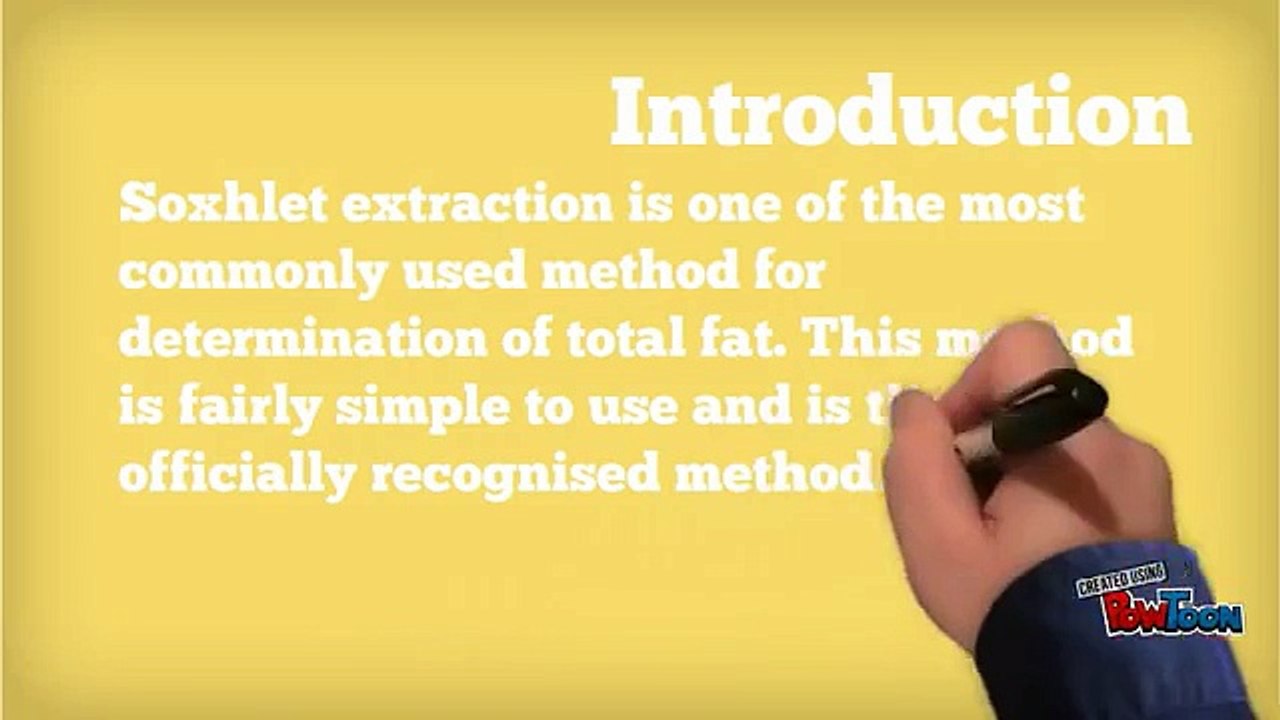 fat determination (soxhlet method)