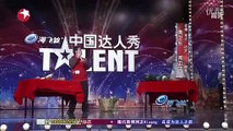 China's Got Talent: amazing, Two Guys Play a Musical Duet with Vegetables
