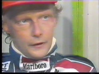 F1 Dutch GP 1983 Niki Lauda Interview