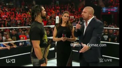 WWE RAW 6 15 15 BROCK LESNAR IS BACK RAW June 15 2015 HD