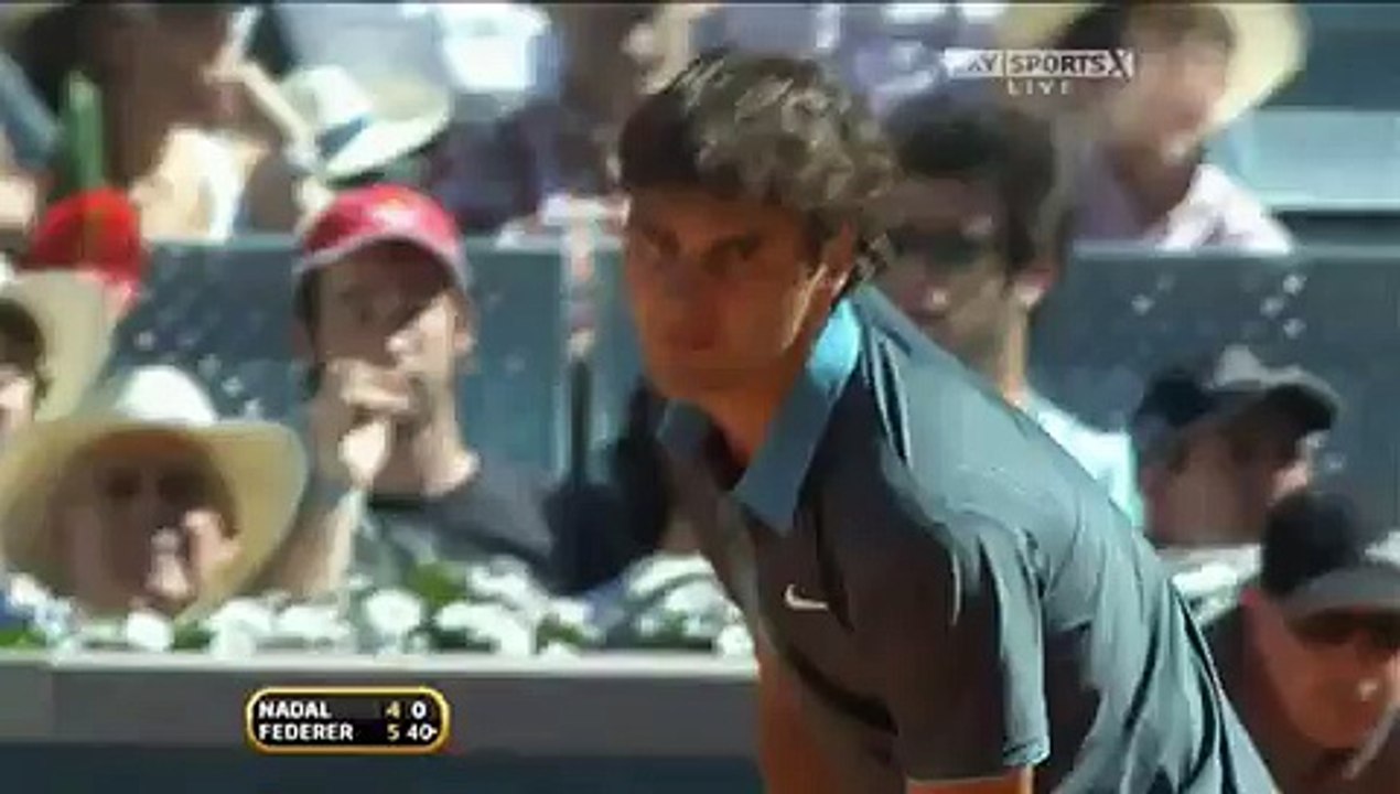 federer vs nadal madrid 2009 highlights xvid