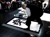Demonstração de caligrafia japonesa / Japanese Calligraphy