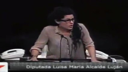 Luisa Alcalde:"Se me revuelve el Estomago por Pensión Vitalicia a EX-Magistrados"