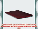 Speck Products SeeThru Satin Case for MacBook Air 13-Inch Pomodoro Red (SPK-A2208)