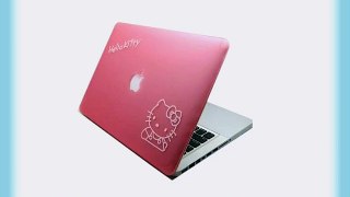 E-Citi Pink Hello Kitty Hard Shell Case Cover for Macbook Pro 13.3 A1278 with Pink Hello Kitty