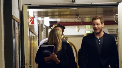 Christ Pratt se fait piéger avec des dinosaures