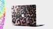 E-Citi Leopard Leather Surface Hard Shell Case Cover for Macbook Air 13 13.3 A1369