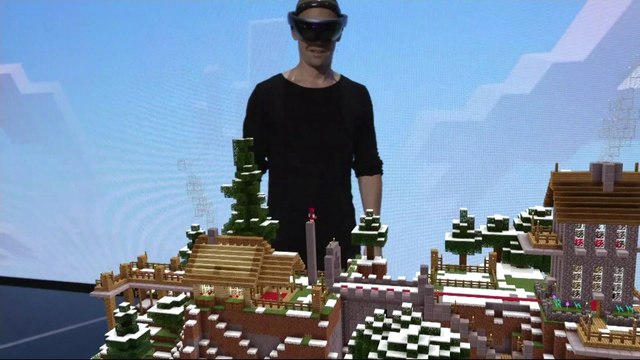 E3 2015 : Minecraft demonstration Hololens