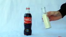 Coca Cola and Milk: Strange Chemical Reaction - A weird Experiment
