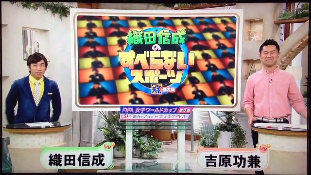 150616 ワンダー 織田くん解説 ※画面撮り