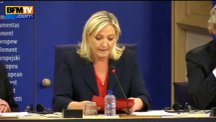 Marine Le Pen annonce avec "joie" la création d'un groupe au Parlement européen