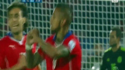 Gol de Vidal 1-1 Chile vs Mexico 15/06/2015 Copa America