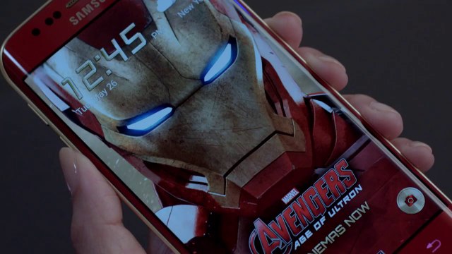 Limited Edition Iron Man Avengers Samsung Galaxy S6 Edge (Gold & Red)