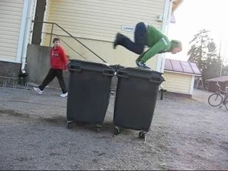 Spring time parkour