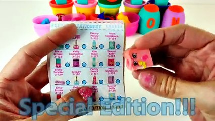 Play-Doh Season 3 Shopkins Ultra Rare Polished Pearl Surprise Eggs Plastiline Huevos Sorpresa DCTC