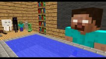 Monster School  Swimming   Minecraft Animation
