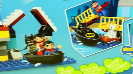 NEW Duplo Lego Batman Adventure Set + Superman With Surprise Eggs Guessing Game by DisneyCarToys