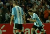 Lionel Messi Incredible free kick | Argentina (3-0) Uruguay (2012)