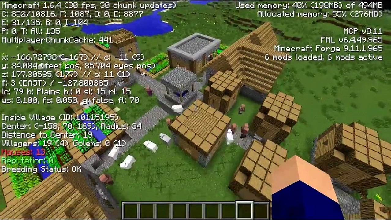 Minecraft Mods Ep 33 Village Info Hd Video Dailymotion
