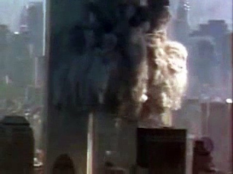 South Tower's Collapse From Across The Water