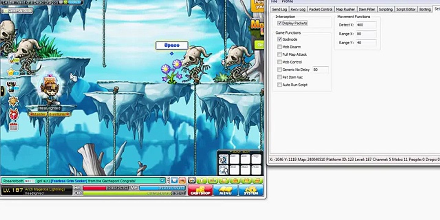 Maplestory Ultimate AP Hacks Godmode Full Map Attack Bot Etc