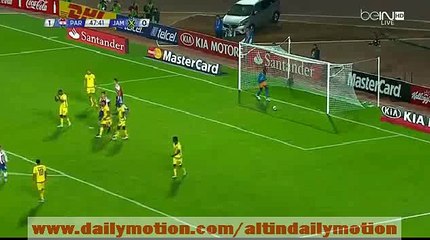 Caceres Disallowed Goal Paraguay 1-0 Jamaica