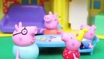 Peppa Pig Sofia the First Amusement Park George Pig Daddy Pig Parody Roller Coaster Ferris