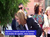 Aguirre y Cospedal apoyan al candidato a la alcaldía de Leganés Jesús Gómez