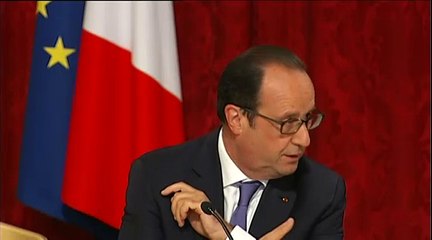 La loi Macron sera "adoptée avant le 14 juillet", annonce François Hollande