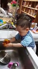 This baby is seriously future BOYFRIEND MATERIAL