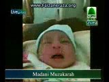 40 hours old girl saying Allah Allah ( from Madani Channel of Dawateislami ) chnl abt Islam