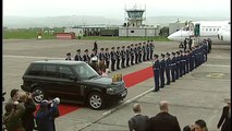 The Queen arrives in Ireland on historic state visit