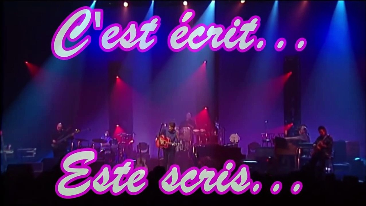 Francis Cabrel - C'est écrit ( Sous titres ; traducere romana )