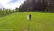 Beautiful Aerial Wedding Photograhy