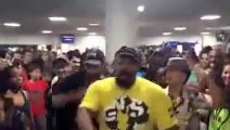 The Lion King & Aladdin Broadway Casts Airport Sing Off Low