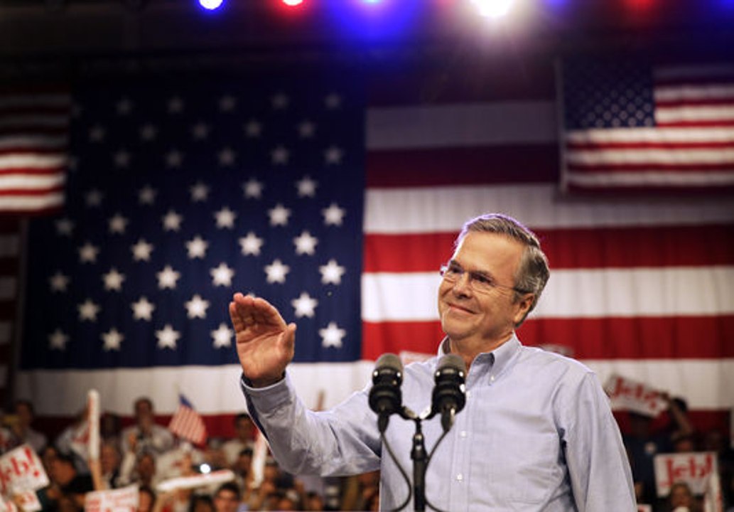 Comment les télés américaines ont annoncé la candidature de Jeb Bush à la présidentielle, en 42 secondes