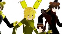 【MMD FNAF】Golden Freddy,spring trap,Freddy - NamaNama (V.thai โอ้เจ้าหนี้) (Motion DL)